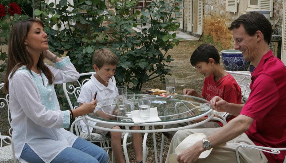 Sådan hygger en rigtig familie