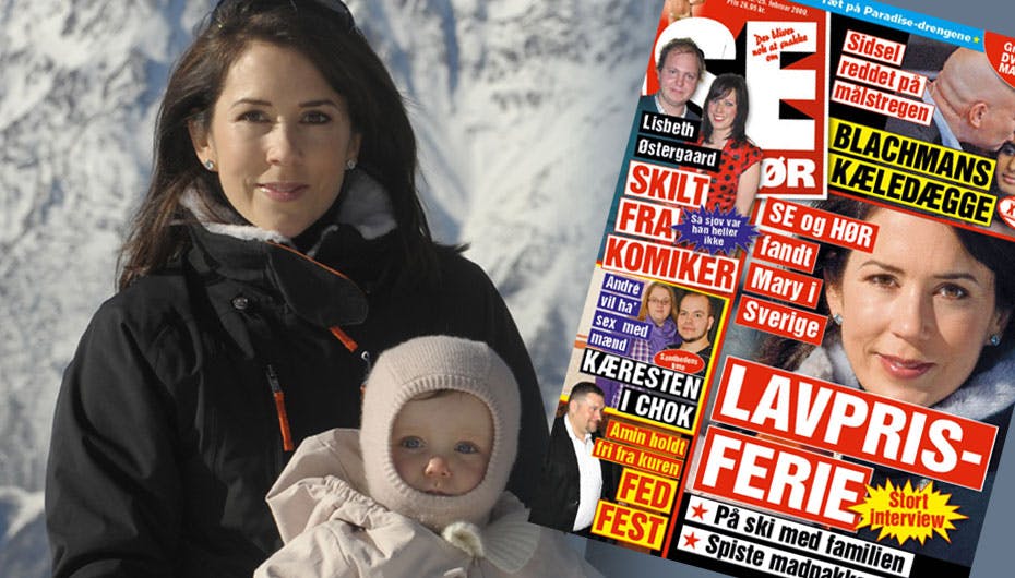 Mary tog børn og mand med til Sverige på discountskitur