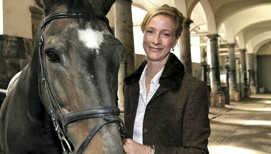 Prinsesse Nathalie kommer snart til at kunne glæde sig over lyden af nye, små hove i stalden