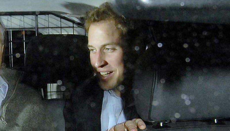Prins William forlod den mondæne London-natklub klokken 3.15 - godt opstemt af vodka-sjusser og kvindeligt selskab