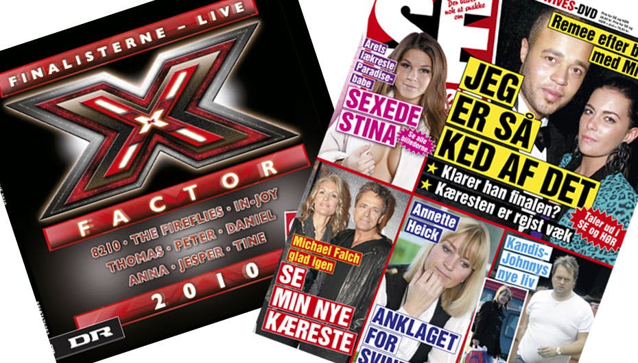Lyt til sange med alle deltagerne fra årets "X Factor" på den gratis cd