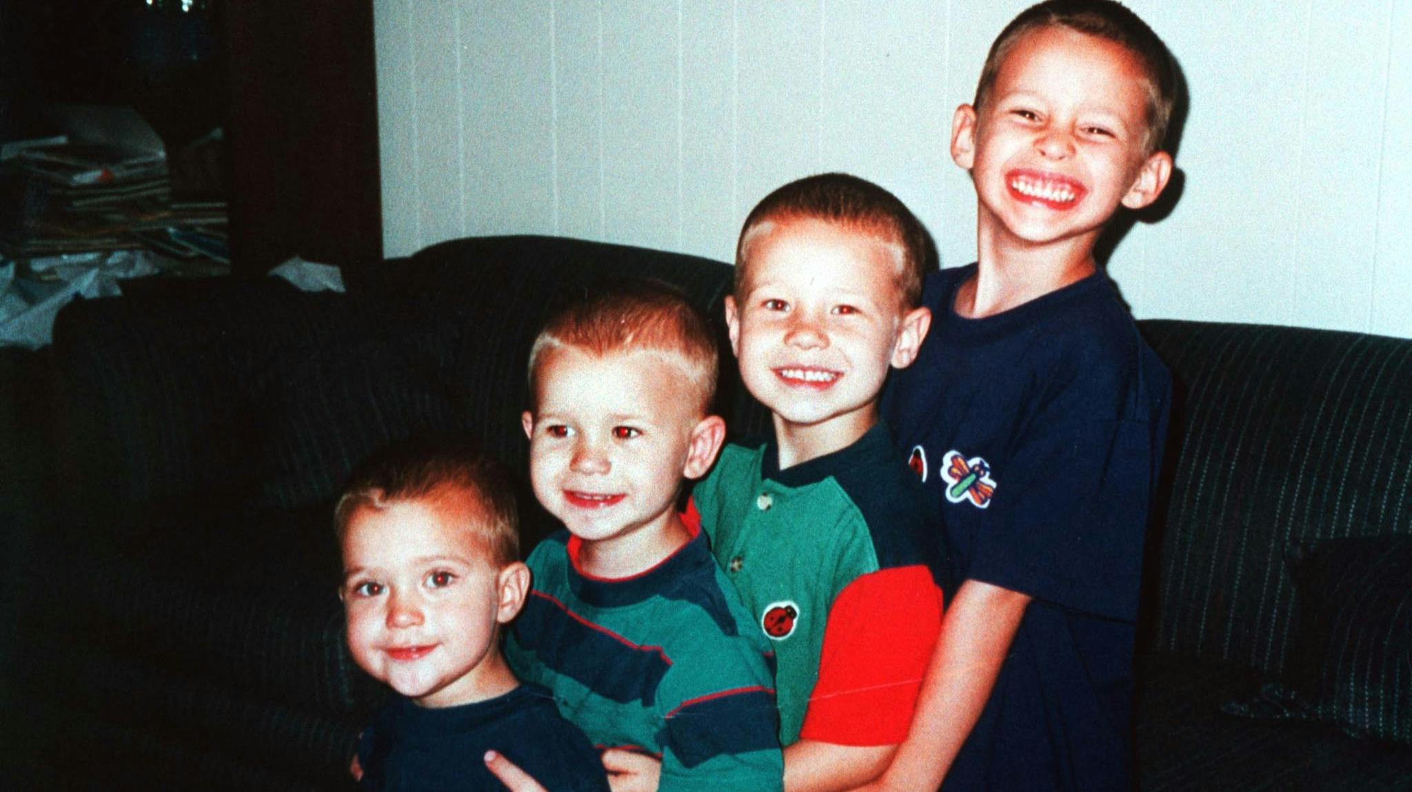 Andrea Yates druknede sine fem børn. Her ses: Noah, John, Paul og Luke.