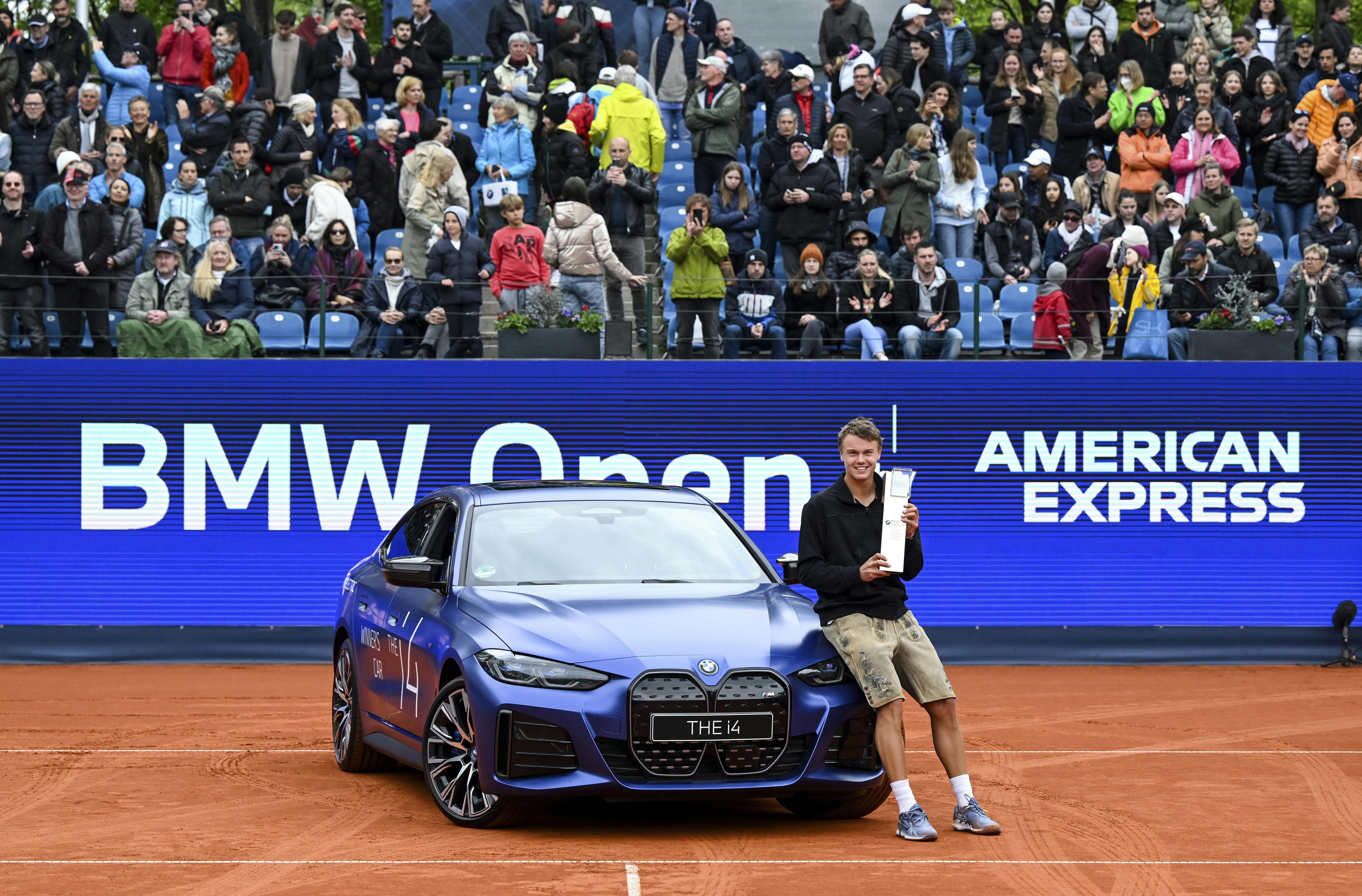 Holger Rune vandt denne bil.