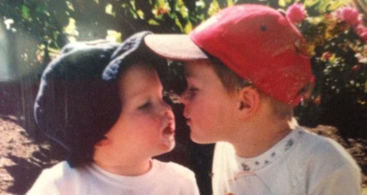 Lille Blake og Lachie.