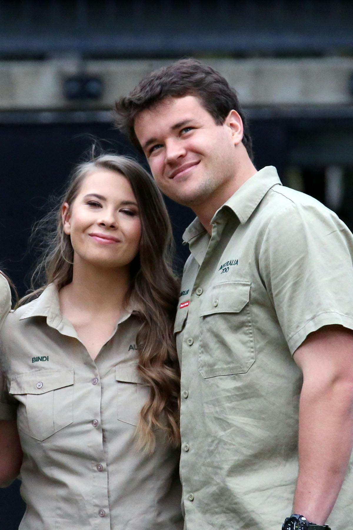 Bindi og hendes ægtemand Chandler.