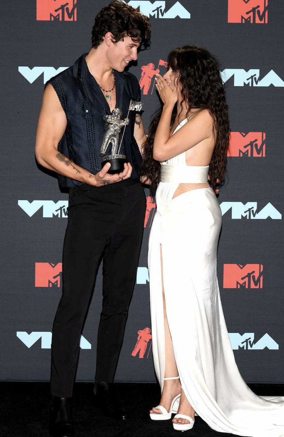 Shawn Mendes og Camila Cabello til MTV Video Music Awards 2019.