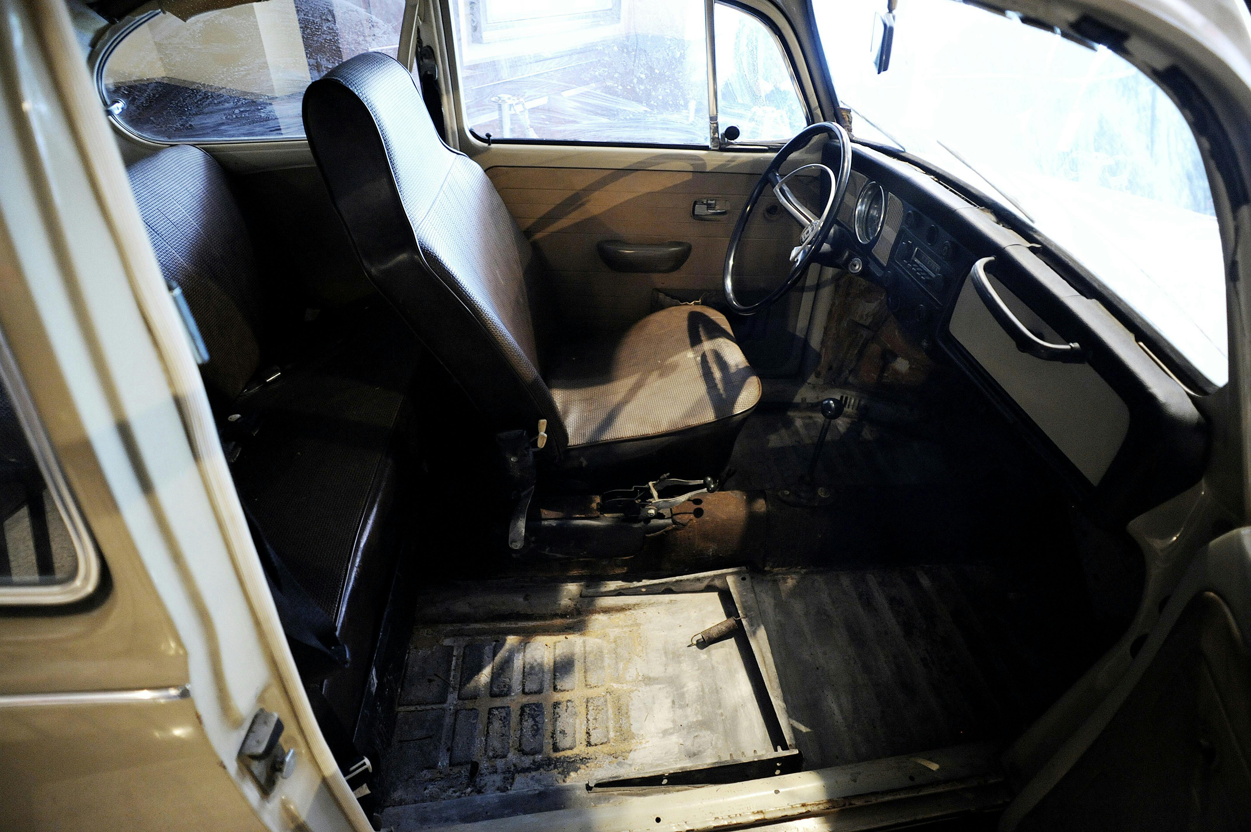 Ted Bundys bil, som han brugte til at kidnappe flere af sine ofre.&nbsp;
